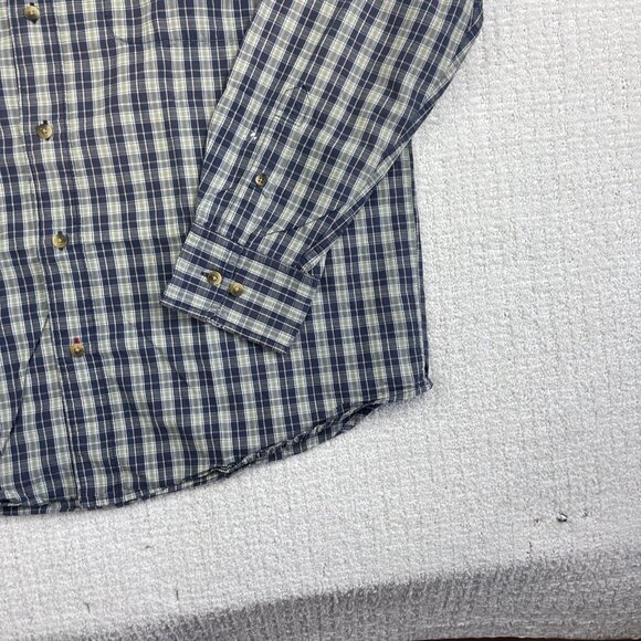 Levi Strauss Signature Premium Button Up Shirt Red / Blue / Green Plaid Men Sz M - Picture 5 of 16